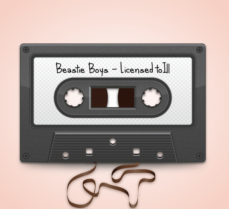 Черно белая кассета