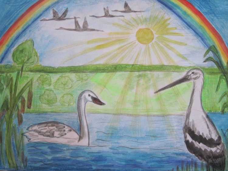 Рисунок на тему Дружба