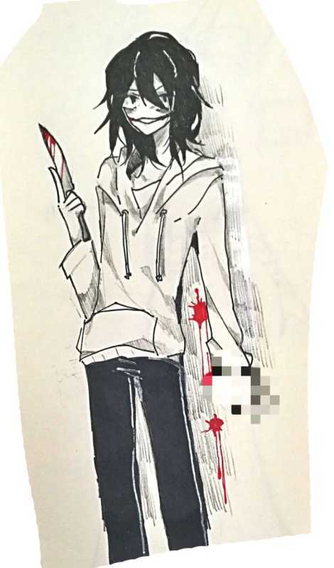 Джефф убийца срисовки убийца