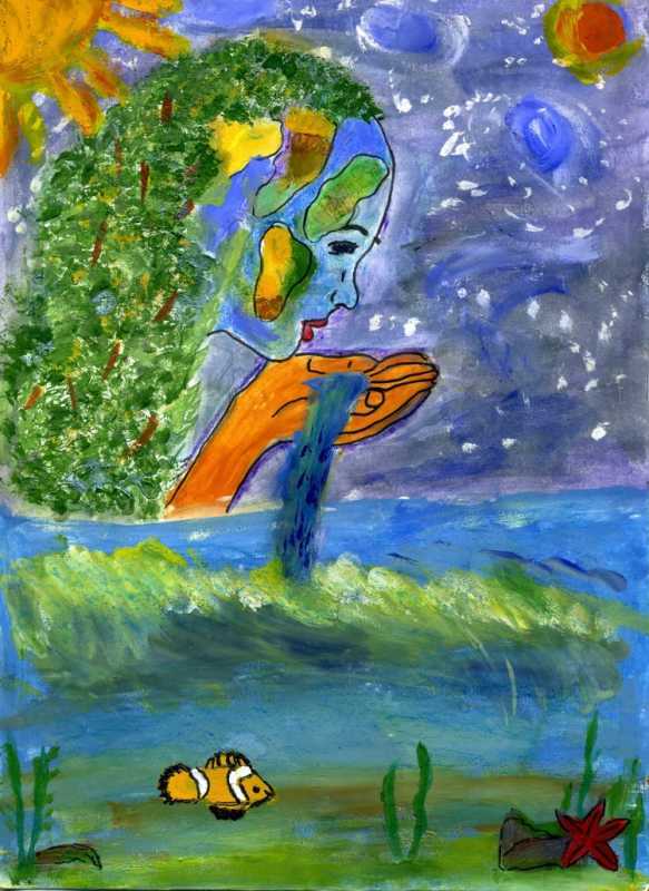 Мир воды рисунок на конкурс