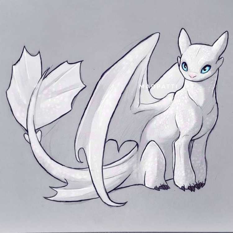 Белая фурия эскиз