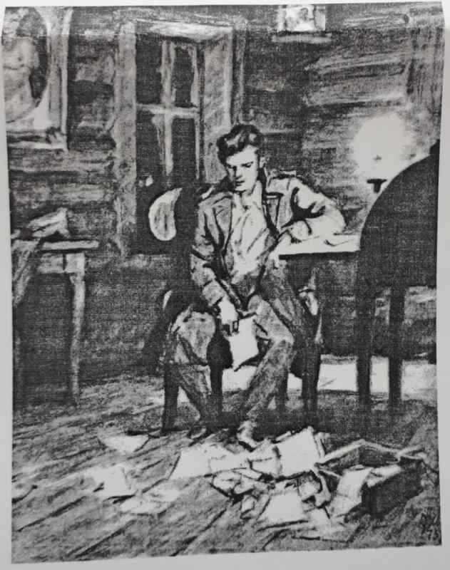 Иллюстрация к роману Дубровский и Троекуров