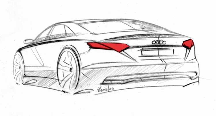 Ауди эскиз