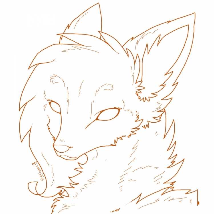 Рисунки карандашом для срисовки аниме животные