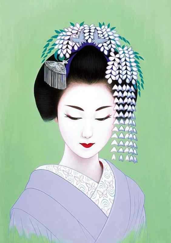 Картины китайские гейша самурая