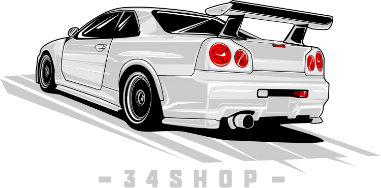 Nissan Скайлайн r34 вектор
