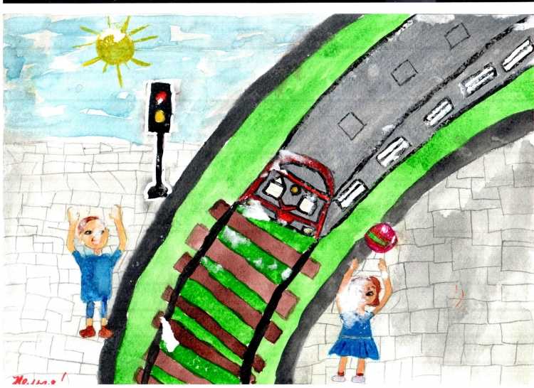 Дорога не место для игр рисунки