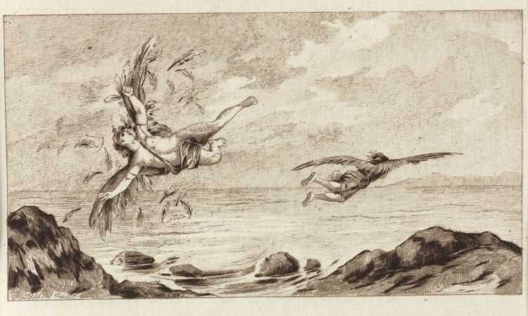 Дедал гравюра