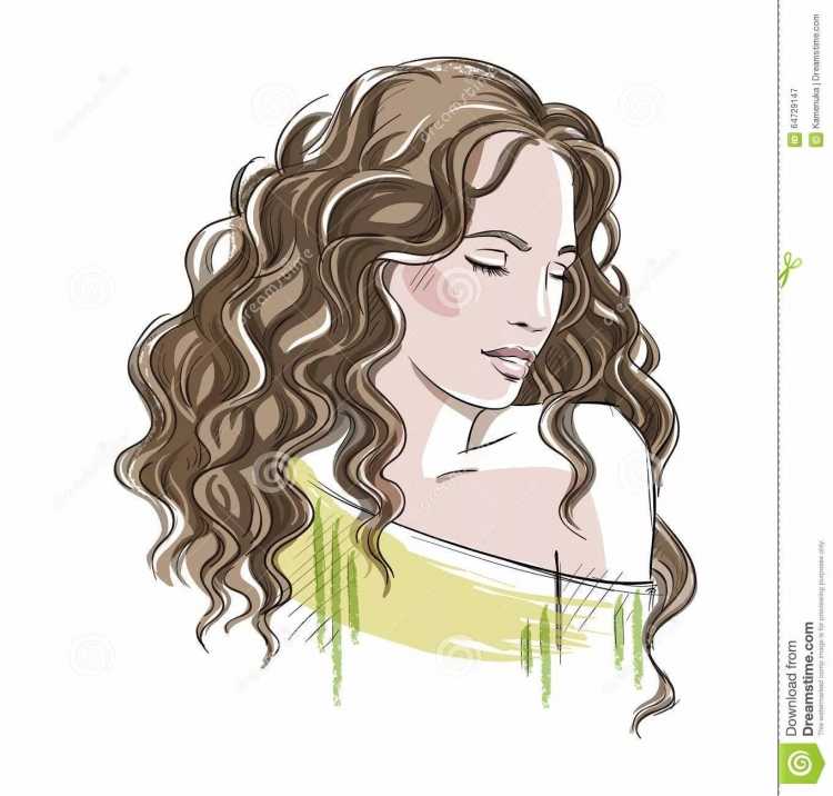 Кудри иллюстрация