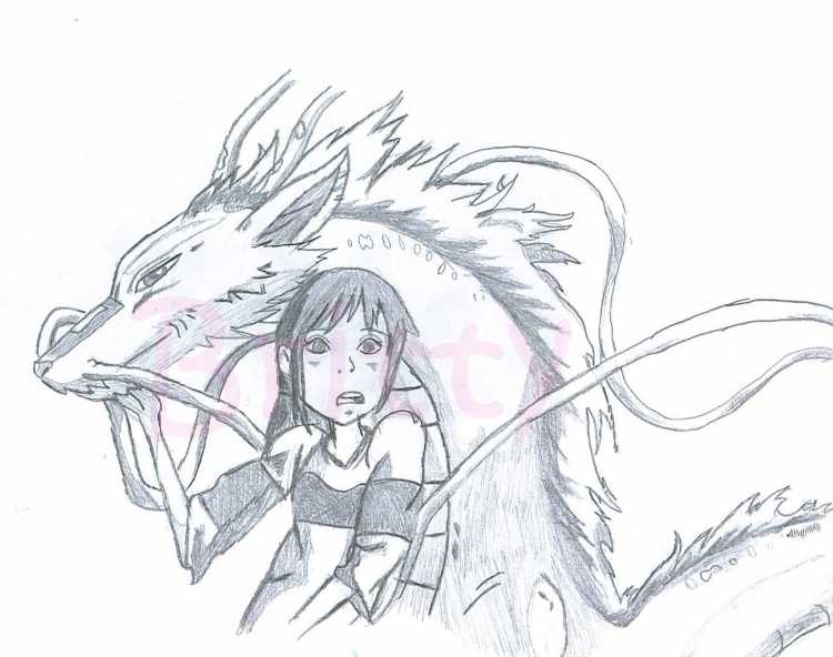 Haku Унесенные призраками Sketch