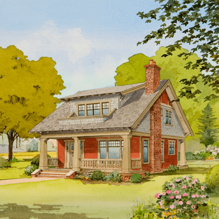 Дом рисунок