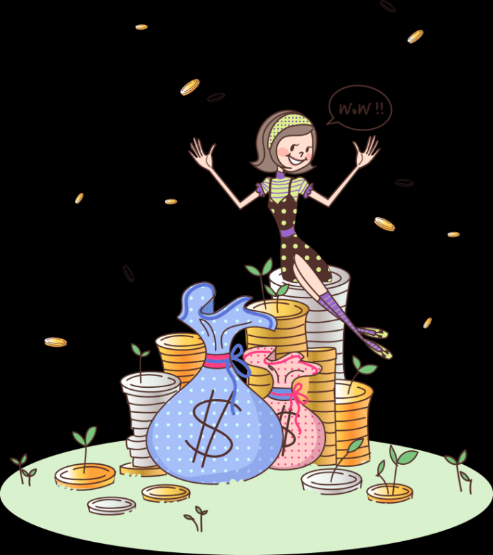 Рисунки с деньгами прикольные