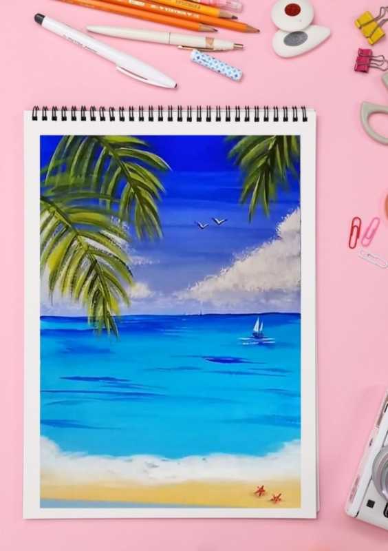 Море фломастерами