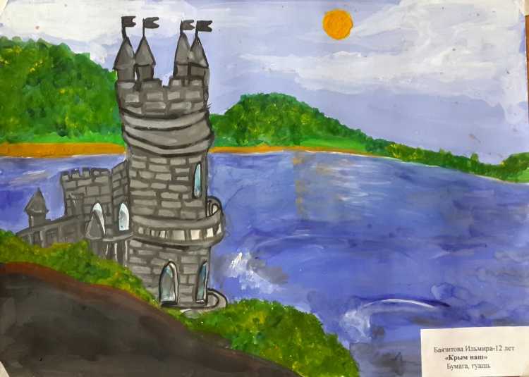 Рисунки детей на тему Крым