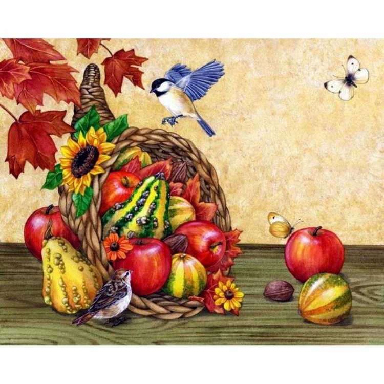 Рисование дары осени