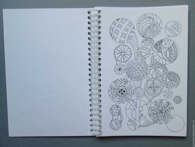 Узоры в блокноте в точку