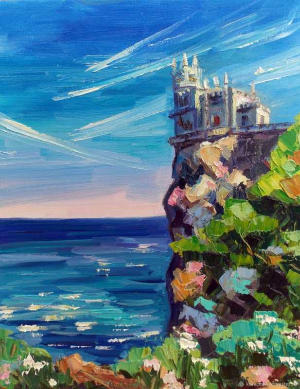 Картина Ласточкино гнездо в Крыму