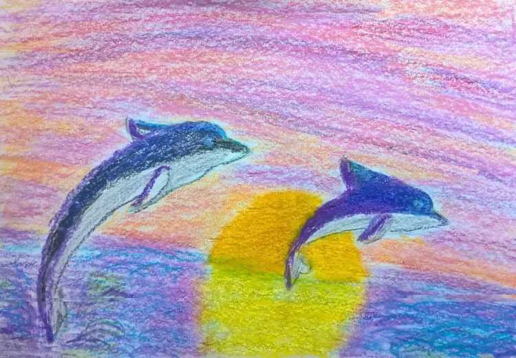 Рисование пастелью для детей