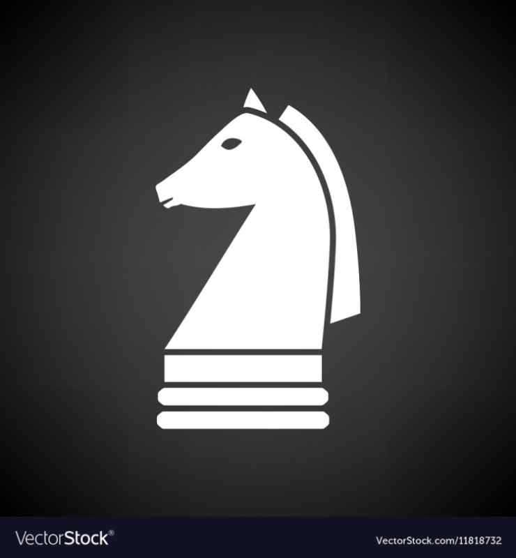 Шахматная фигура конь