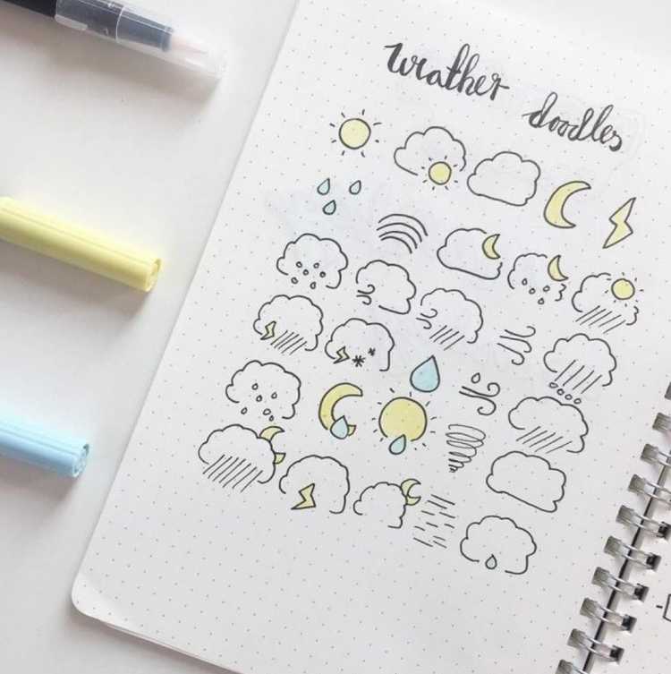 Bullet Journal дудлы