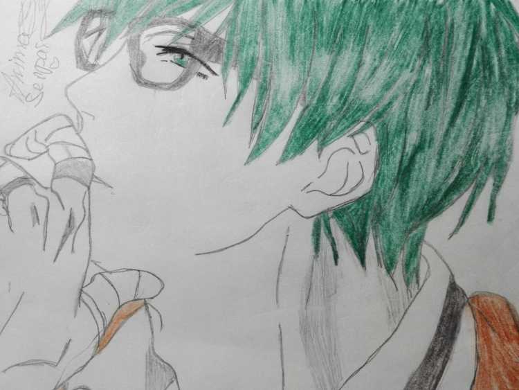 Баскетбол Куроко карандашом