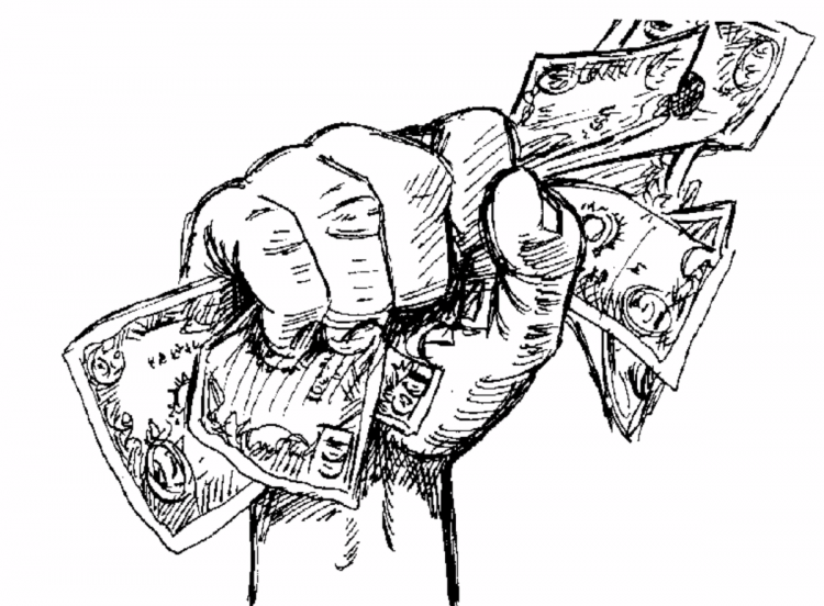 Деньги эскиз