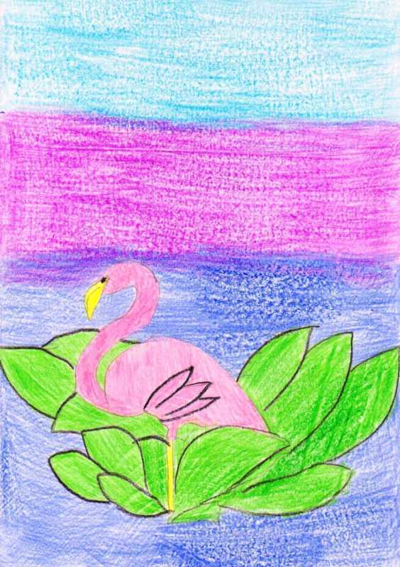 Рисуем восковыми мелками