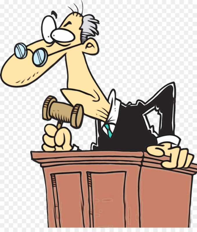 Судья нарисованный