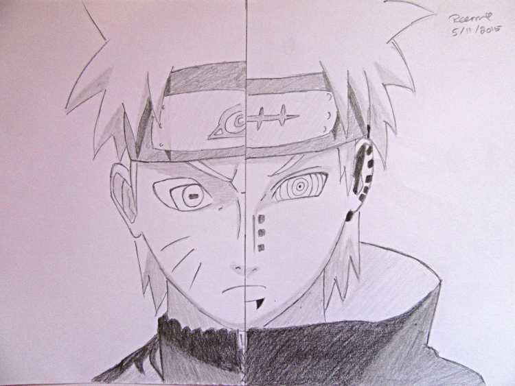 Пейн Наруто рисунок