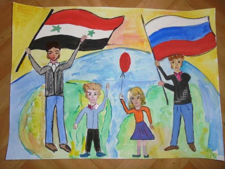 Рисунки на патриотическую тему для детей