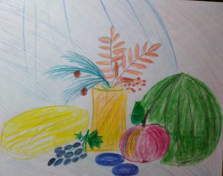 Рисование осенние дары