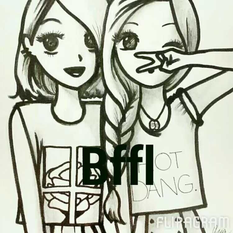 Рисунки для срисовки для сестры