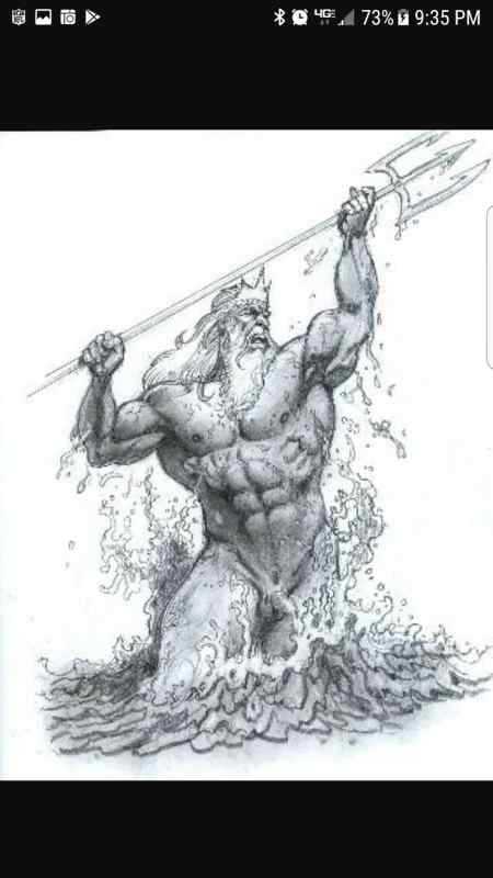 Посейдон Бог древней Греции Посейдон