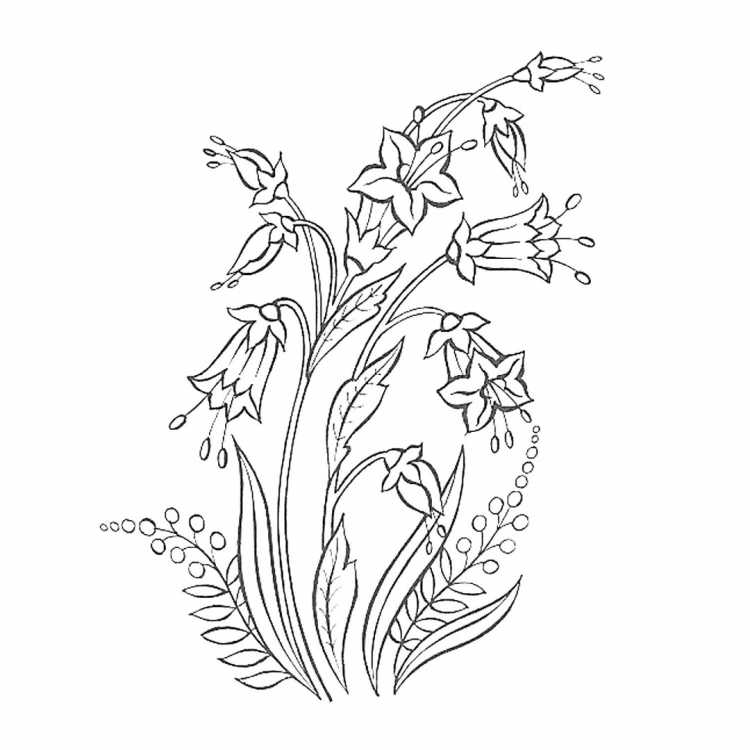 Цветок "колокольчик"