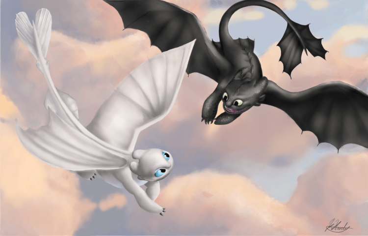 Ночная фурия и дневная фурия