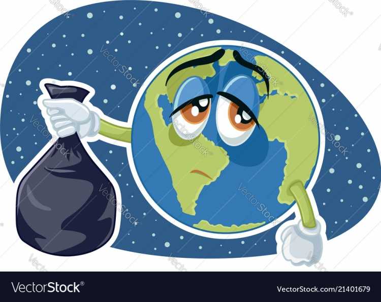 Загрязнение планеты мусором детям