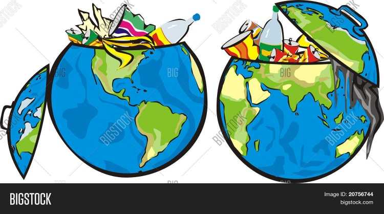 Земной шар в пакете