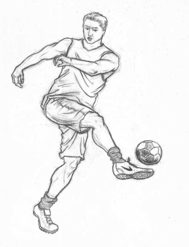 Рисунки Криштиану Роналдо карандашом