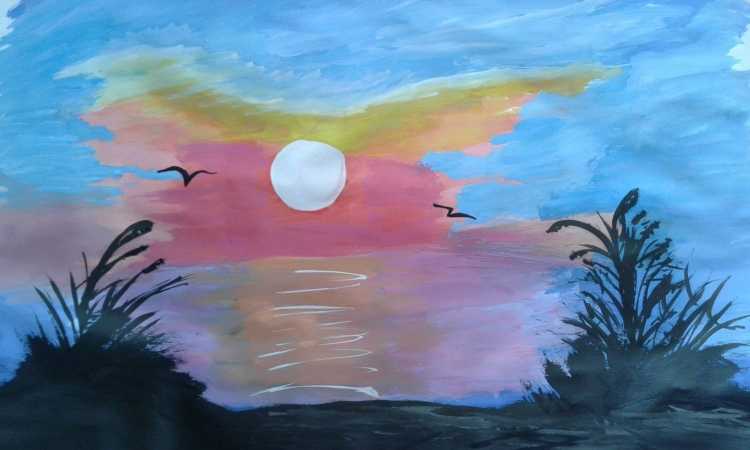 Рисунок красками 2 класс на свободную тему