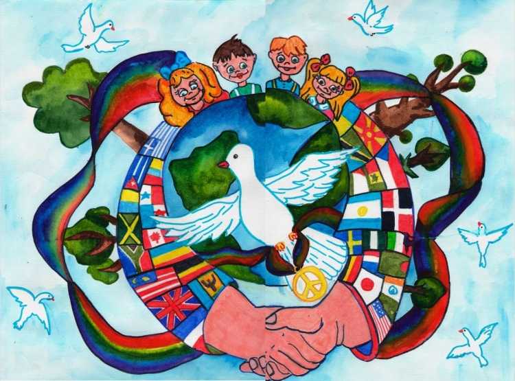 Рисунок на тему день защиты детей