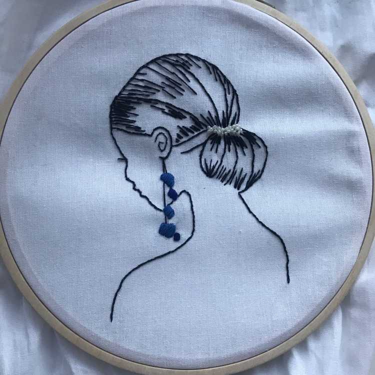 Вышивание на футболке