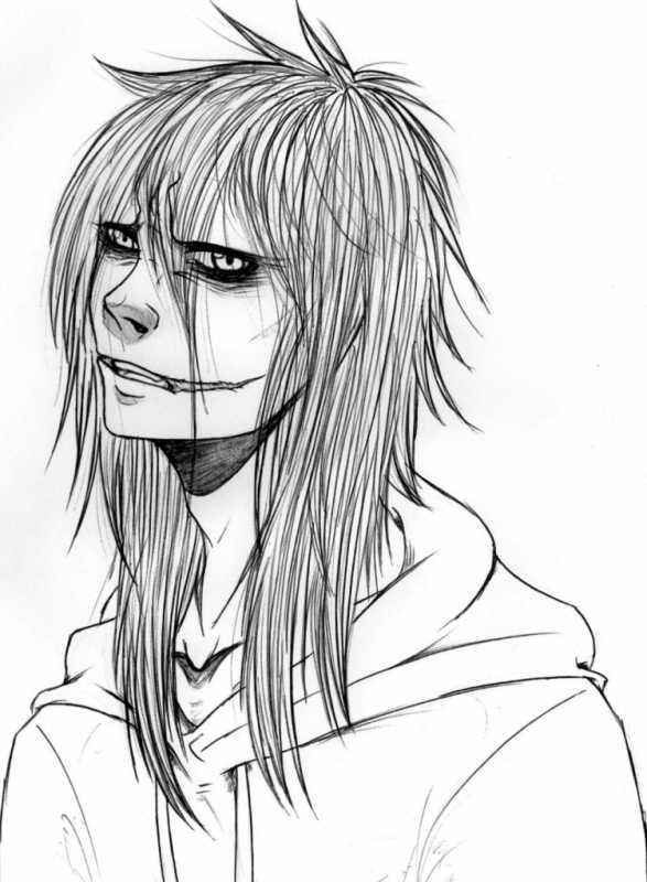 Крипипаста нарисовать Джеффа