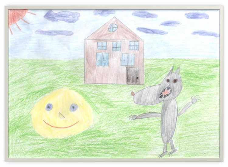 Колобок катится по дорожке