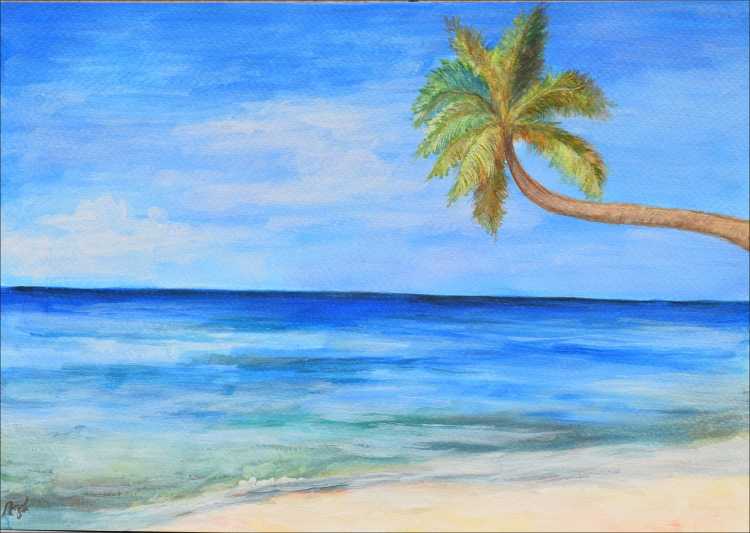 Морской пейзаж для детей