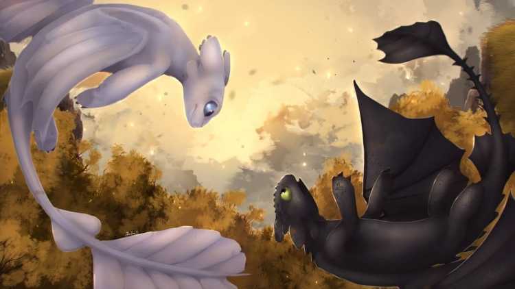 Черный Дракоша Беззубик