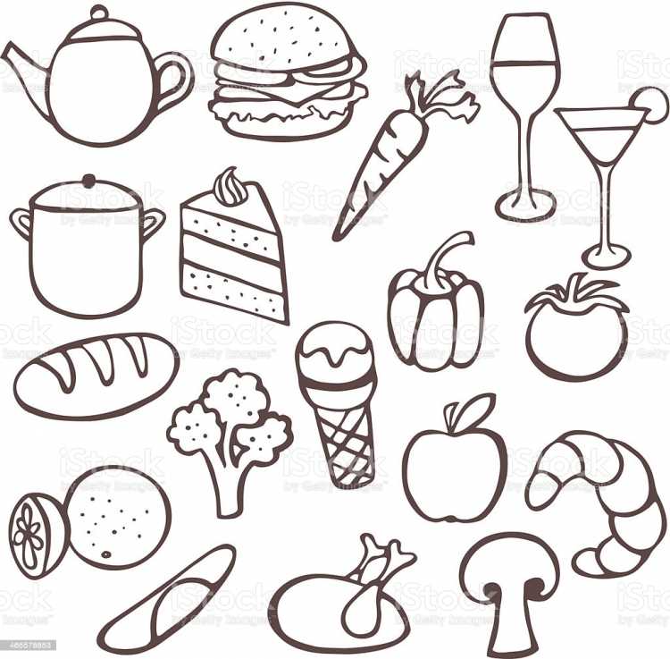 Еда для срисовывания