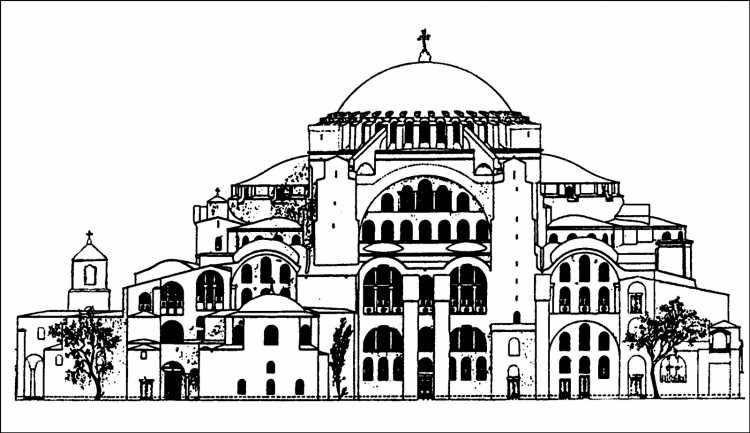 Собор Софии Константинопольской фасад