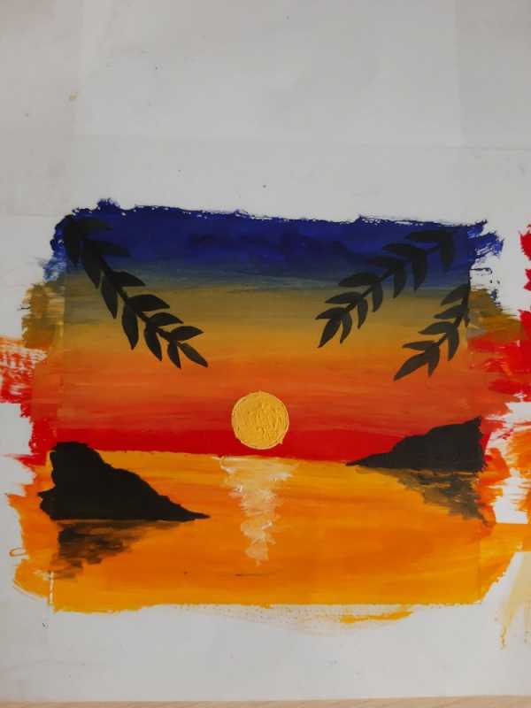 Рисунки из гуаши