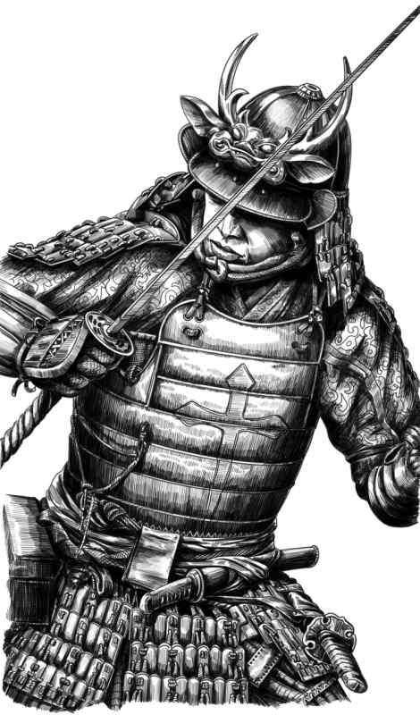 Самурай Ронин катана