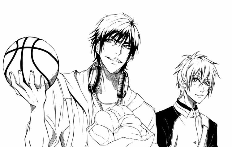 Баскетбол Куроко Тецуя глаз